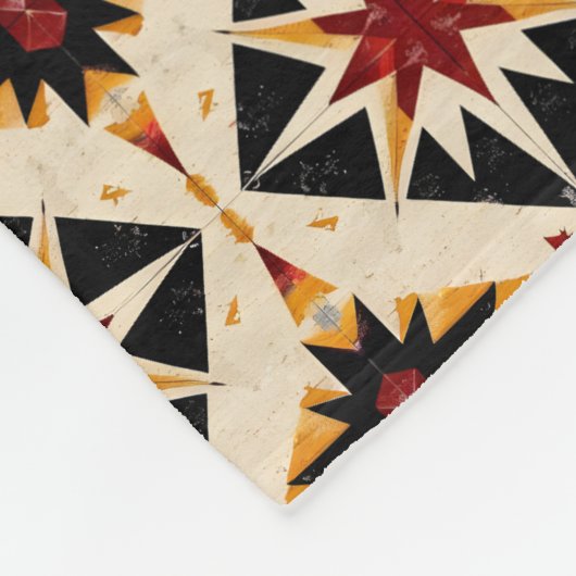 Cute tiling Southwestern patroon Fleece Deken (Hoek)