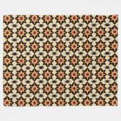 Cute tiling Southwestern patroon Fleece Deken (Voorkant (Horizontaal))