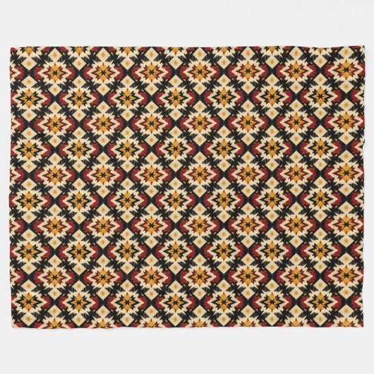 Cute tiling Southwestern patroon Fleece Deken (Voorkant (Horizontaal))