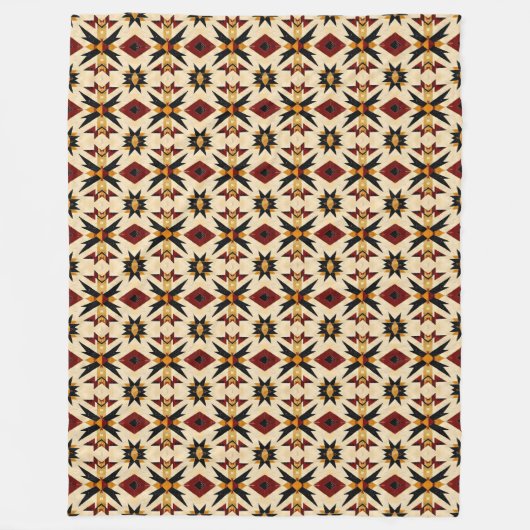 Cute tiling Southwestern patroon Fleece Deken (Voorkant)