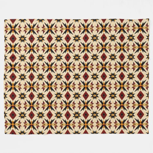 Cute tiling Southwestern patroon Fleece Deken (Voorkant (Horizontaal))