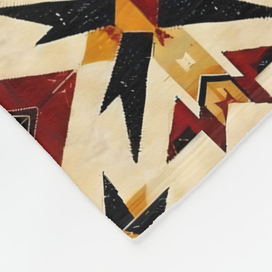 Cute tiling Southwestern patroon Fleece Deken (Hoek)