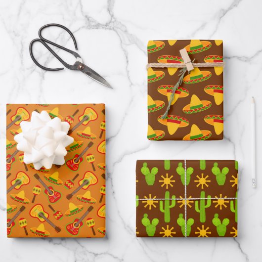 Cute tiling Southwestern patroon Inpakpapier Vel (Voorkant)