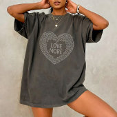 Cute Tiny Heart Positieve Quote T-Shirt