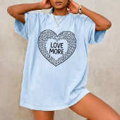 Cute Tiny Heart Positieve Quote T-Shirt