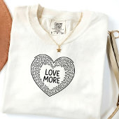 Cute Tiny Heart Positieve Quote T-Shirt