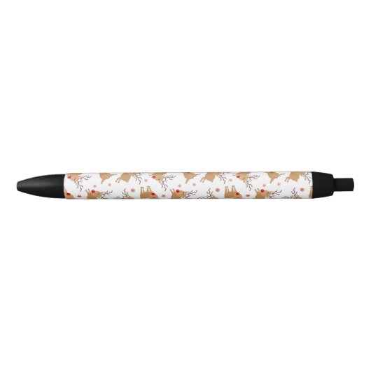 Cute Tiny Reindeer Zwarte Inkt Pen (Voorkant)