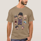 Cute tiny tan gift t-shirt (Voorkant)