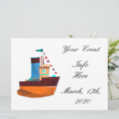 Cute Tiny Tugboat Thunder-Cove (Staand voorkant)