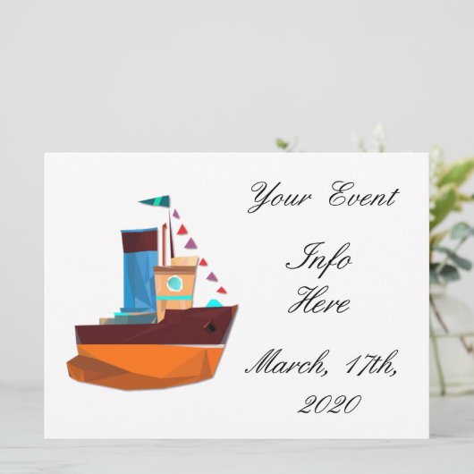 Cute Tiny Tugboat Thunder-Cove (Staand voorkant)