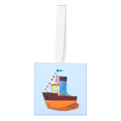 Cute Tiny Tugboat Thunder-Cove Decoratie (Voorkant)