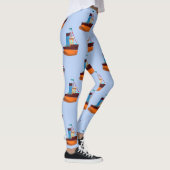 Cute Tiny Tugboat Thunder-Cove Leggings (Rechts)
