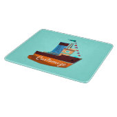 Cute Tiny Tugboat Thunder-Cove Snijplank (Hoek)