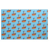 Cute Tiny Tugboat Thunder-Cove Stof (Fat Quarter)