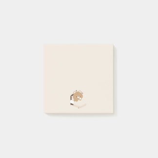 Cute Tired Brown Bear Post-it® Notes