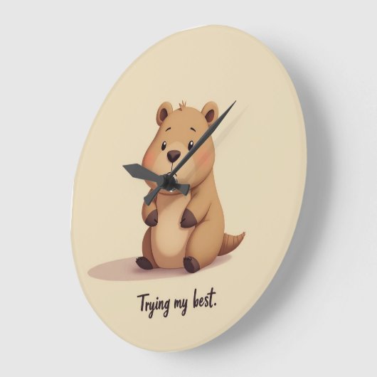  Cute tired capybara Grote Klok (Hoek)