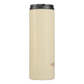 Cute tired capybara thermosbeker (Achterkant)