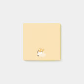 Cute Tired Corgi Post-it® Notes (Voorkant)