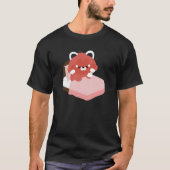 Cute Tired Red Panda T-shirt (Voorkant)