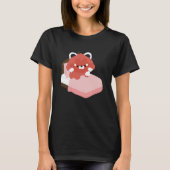 Cute Tired Red Panda T-shirt (Voorkant)