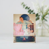 Cute  Tired Slapy Vader Kaart (Staand voorkant)