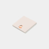 Cute Tired Tortie Cat  Post-it® Notes (Schuin)