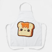 Cute Toast  Schort (Voorkant)