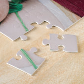 Cute Toddler Foto met Kind naam Legpuzzel (Zijkant)