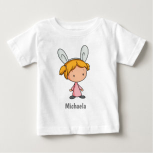 Cute Toddler Girl met Bunny Ears Easter