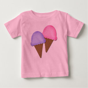 Cute Toddler Shirt Ice Cream Cones Girly Clothes