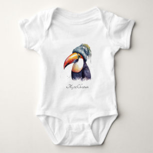 Cute Toekan Baby Kerst Outfit Romper