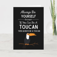 Cute Toekan Kaarten Vogel Grappig Dier Tropisch