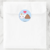 Cute Toilet & Poop BFF Sticker (Tas)