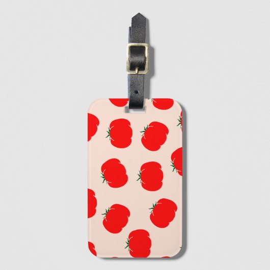 Cute Tomates Bagagelabel (Voorkant (verticaal))