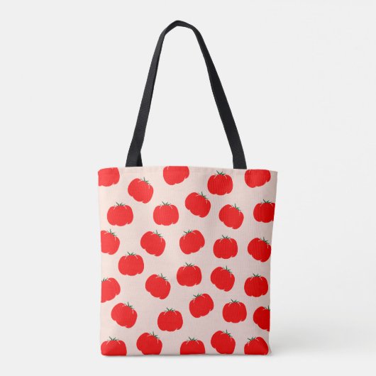 Cute Tomates Canvas tas (Achterkant)