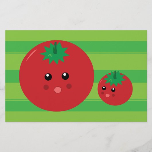 Cute Tomato Briefpapier (Voorkant)