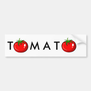 Cute tomato bumpersticker