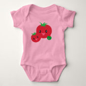 Cute Tomato kawaii baby Romper (Voorkant)