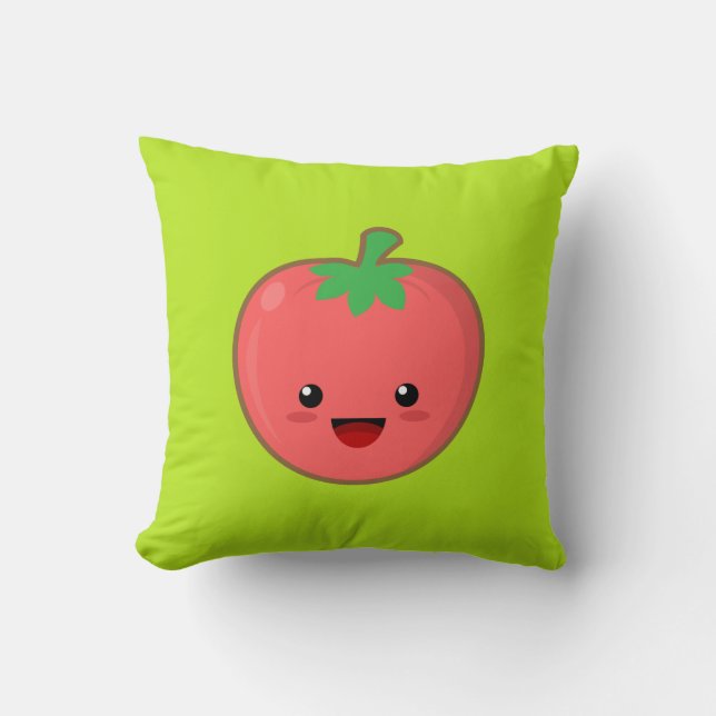 Cute Tomato Kussen (Voorkant)
