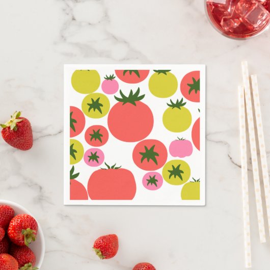 Cute Tomato Paper Napkins Servet (Insitu)