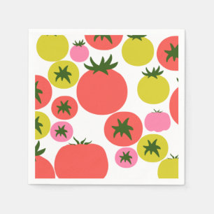 Cute Tomato Paper Napkins Servet
