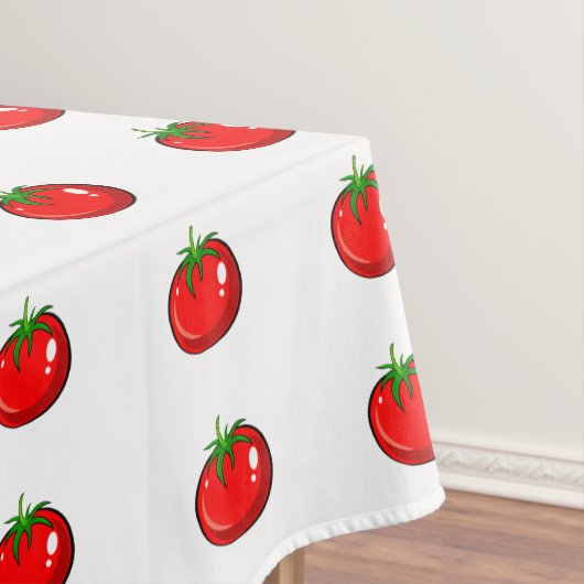 Cute tomato patroon tafelkleed (Voorbeeld)