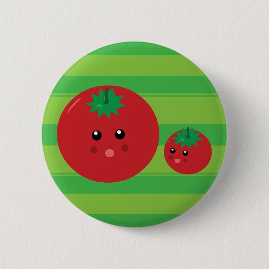 Cute Tomato Ronde Button 5,7 Cm (Voorkant)