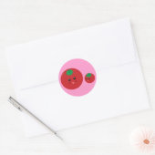 Cute Tomato Ronde Sticker (Envelop)