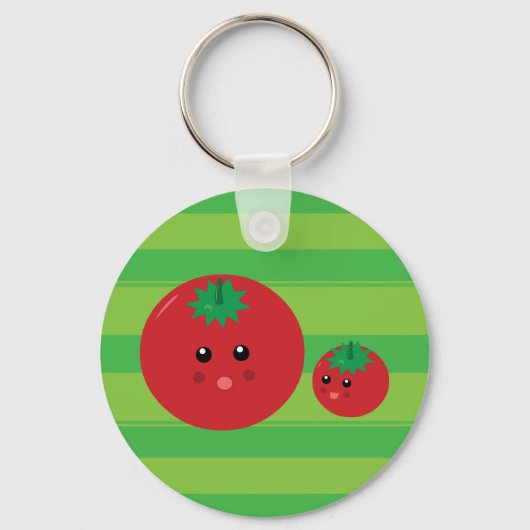 Cute Tomato Sleutelhanger (Voorkant)