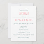 Cute Tons of LOVE Elephant Baby shower Neutraal Kaart (Achterkant)