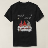 CUTE TONTTU HYVAA JOULUA FINNISH T-SHIRT (Design voorkant)
