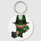 Cute Toon Irish Leprechaun - 1 Sleutelhanger (Voorkant)