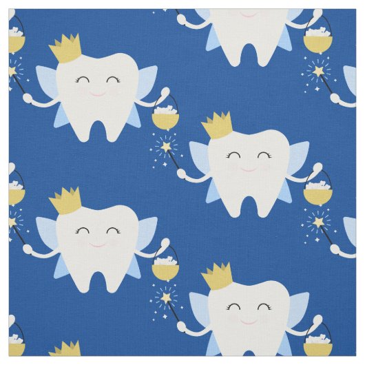 Cute Tooth Fairy Stof (Swatch)