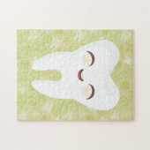 Cute Tooth - Green  Puzzle Legpuzzel (Horizontaal)